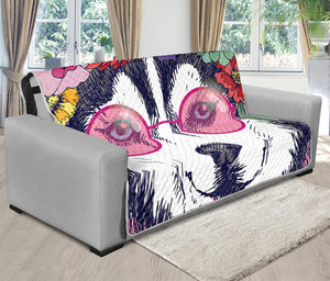 Hippie Siberian Husky Print Futon Protector