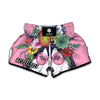 Hippie Siberian Husky Print Muay Thai Boxing Shorts