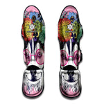 Hippie Siberian Husky Print Muay Thai Shin Guard