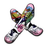 Hippie Siberian Husky Print Muay Thai Shin Guard