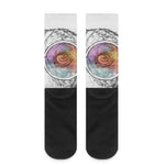 Hipster Beagle With Glasses Print Crew Socks