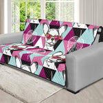 Hipster Chihuahua Pattern Print Futon Protector