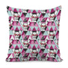 Hipster Chihuahua Pattern Print Pillow Cover