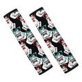 Hipster Frog Pattern Print Car Seat Belt Covers