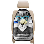 Hipster Jack Russell Terrier Print Car Seat Organizers