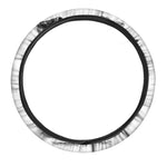 Hipster Jack Russell Terrier Print Car Steering Wheel Cover