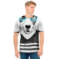 Hipster Jack Russell Terrier Print Men's T-Shirt
