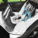 Hipster Jack Russell Terrier Print Pet Car Back Seat Cover