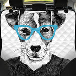 Hipster Jack Russell Terrier Print Pet Car Back Seat Cover