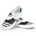 Hipster Jack Russell Terrier Print White Slip On Sneakers