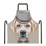 Hipster Labrador Retriever Print Apron