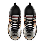 Hipster Labrador Retriever Print Black Sneakers