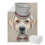 Hipster Labrador Retriever Print Blanket