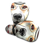 Hipster Labrador Retriever Print Boxing Gloves