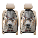 Hipster Labrador Retriever Print Car Seat Organizers