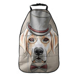 Hipster Labrador Retriever Print Car Seat Organizers