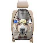 Hipster Labrador Retriever Print Car Seat Organizers