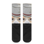 Hipster Labrador Retriever Print Crew Socks