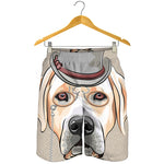 Hipster Labrador Retriever Print Men's Shorts
