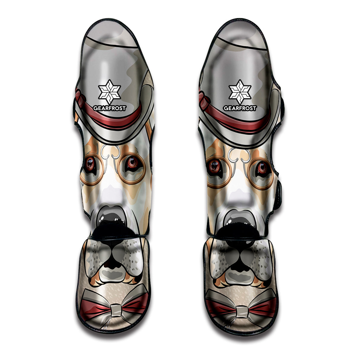 Hipster Labrador Retriever Print Muay Thai Shin Guard