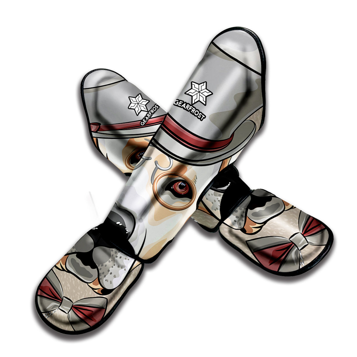 Hipster Labrador Retriever Print Muay Thai Shin Guard