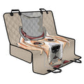 Hipster Labrador Retriever Print Pet Car Back Seat Cover