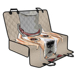 Hipster Labrador Retriever Print Pet Car Back Seat Cover