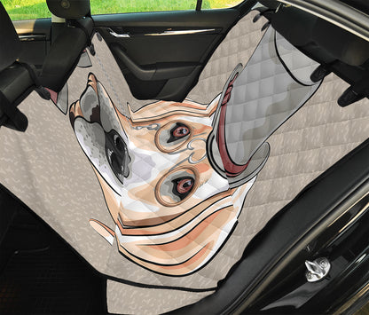 Hipster Labrador Retriever Print Pet Car Back Seat Cover