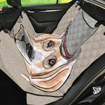 Hipster Labrador Retriever Print Pet Car Back Seat Cover