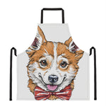 Hipster Pembroke Welsh Corgi Print Apron