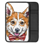 Hipster Pembroke Welsh Corgi Print Car Center Console Cover