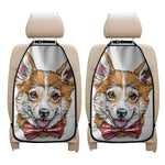 Hipster Pembroke Welsh Corgi Print Car Seat Organizers