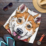 Hipster Pembroke Welsh Corgi Print Men's Shorts