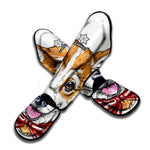 Hipster Pembroke Welsh Corgi Print Muay Thai Shin Guard