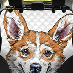 Hipster Pembroke Welsh Corgi Print Pet Car Back Seat Cover