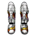 Hipster Pug Print Muay Thai Shin Guards