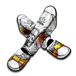 Hipster Pug Print Muay Thai Shin Guard