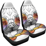 Hipster Pug Print Universal Fit Car Seat Covers