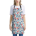 Hockey Equipment Pattern Print Apron