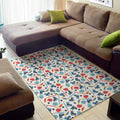 Hockey Equipment Pattern Print Floor Mat