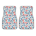 Hockey Equipment Pattern Print Front Car Floor Mats