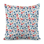Hockey Equipment Pattern Print Pillow Cover