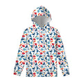 Hockey Equipment Pattern Print Pullover Hoodie