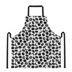 Hockey Puck Pattern Print Apron