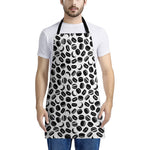 Hockey Puck Pattern Print Apron