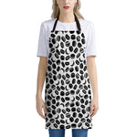 Hockey Puck Pattern Print Apron
