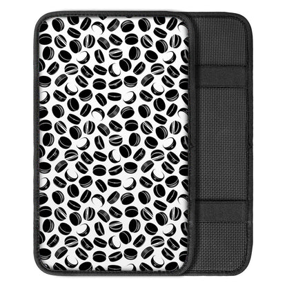 Hockey Puck Pattern Print Car Center Console Cover