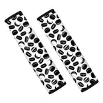 Hockey Puck Pattern Print Car Seat Belt Covers