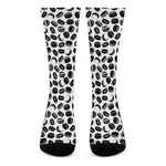 Hockey Puck Pattern Print Crew Socks