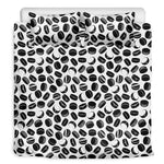 Hockey Puck Pattern Print Duvet Cover Bedding Set